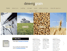 Tablet Screenshot of dewinggrain.co.uk
